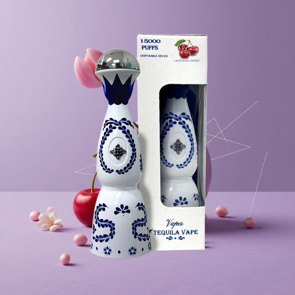 HUMO Azul 15000 Puffs Cereza de California con Batería Recargable USB-C y 5% Nicotina