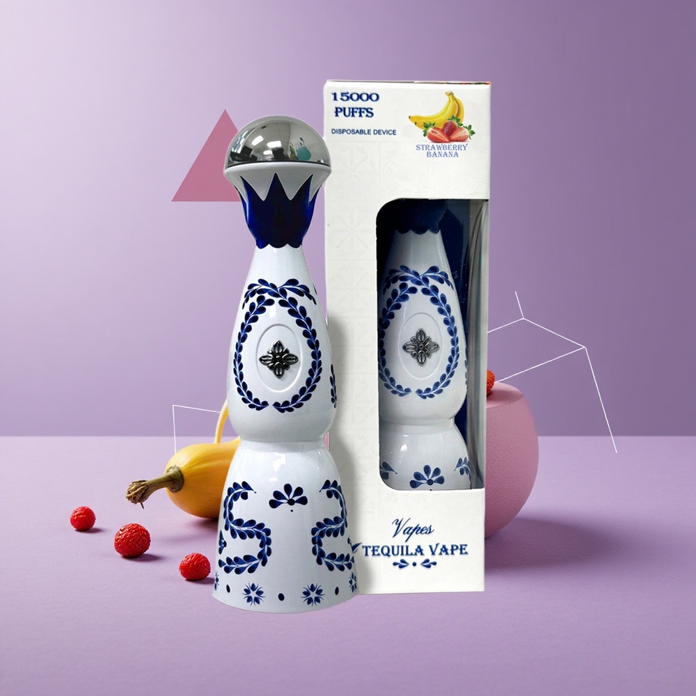 HUMO Azul 15000 Puffs Fresa Plátano con Batería Recargable USB-C y Resistencia Mesh 1.0ohm