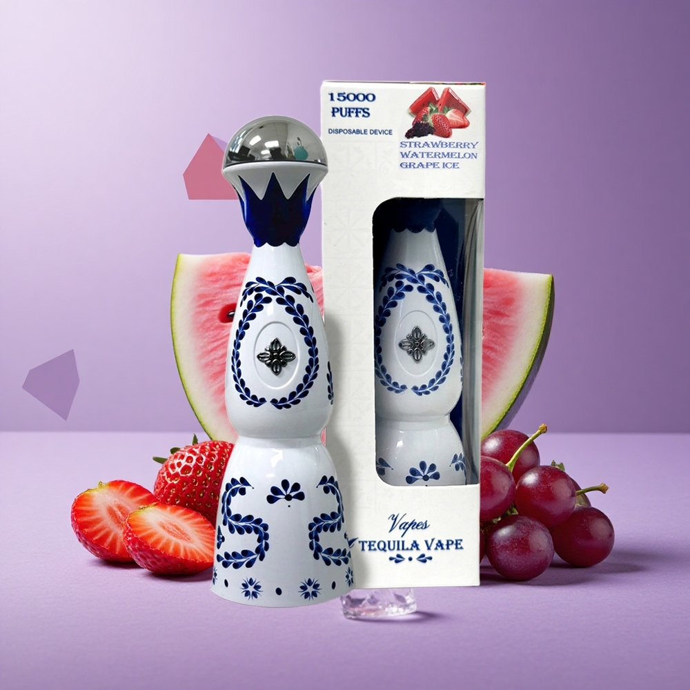 HUMO Azul 15000 Puffs Fresa Sandía Uva Hielo 20mL 5% Nicotina