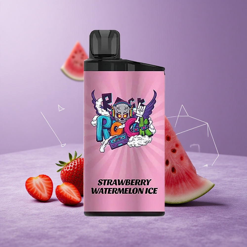 IGET Bar 3500 Puffs Fresa Sandía Hielo con Batería de 1400 mAh y Bobina Mesh de 1.2 Ohm