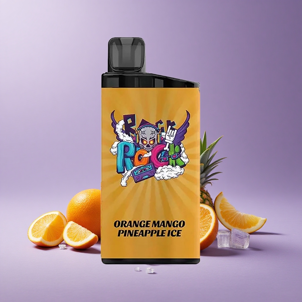 IGET Bar 3500 Puffs Naranja Mango Piña Hielo con Batería de 1400 mAh y Bobina Mesh de 1.2 Ohm