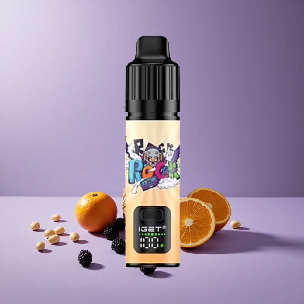 IGET BAR PLUS S3 POD 10000 Puffs Vape Desechable Moras Piña Naranja 18ml 5% Nicotina