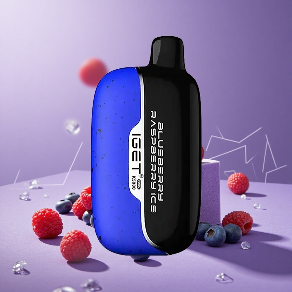 IGET Moon K5000 Puffs Arándano Frambuesa Hielo 81.5g 5000 Puffs