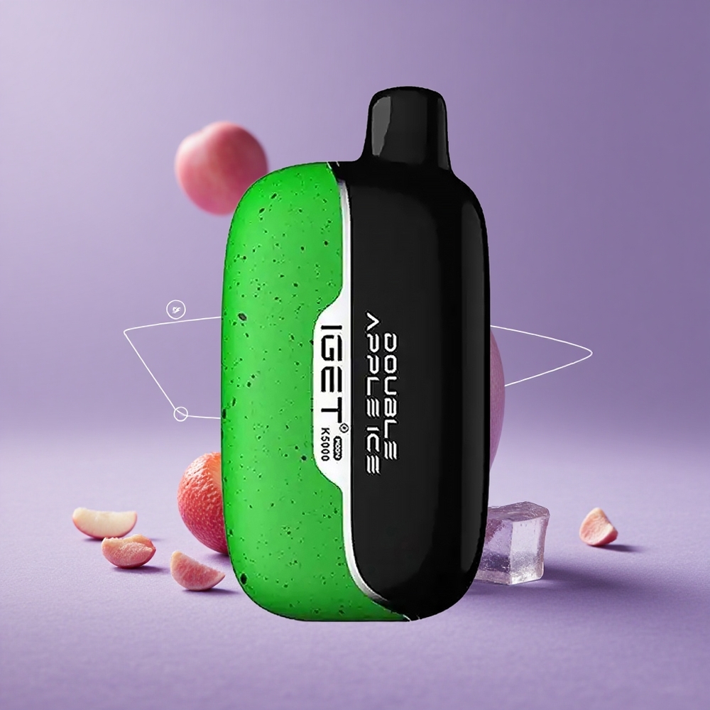IGET Moon K5000 Puffs Vape Desechable Doble Manzana Hielo 5000 Puffs 1.35 Ohm
