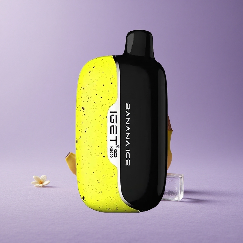 IGET Moon K5000 Puffs Vape Desechable Plátano Helado con 5000 Puffs y Peso Neto de 81.5 g