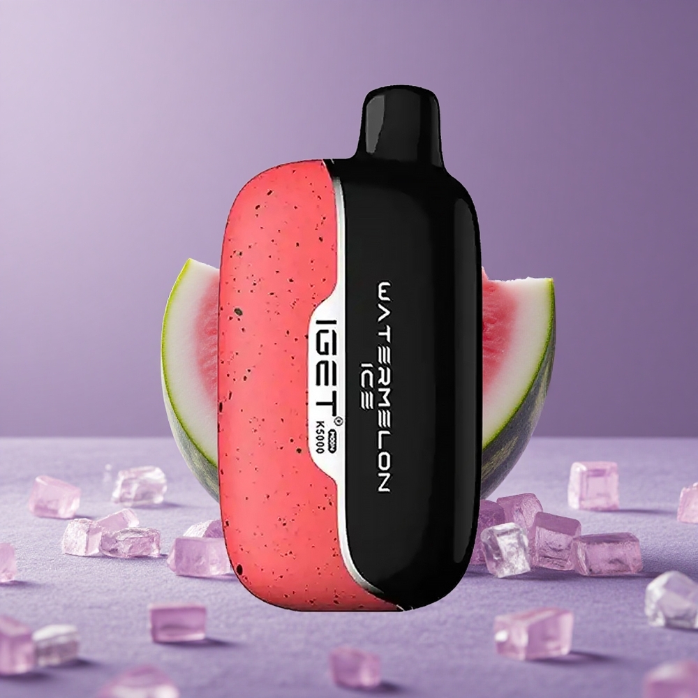 IGET Moon K5000 Puffs Vape Desechable Sandía Helada Hasta 5000 Puffs 1.35 Ohm