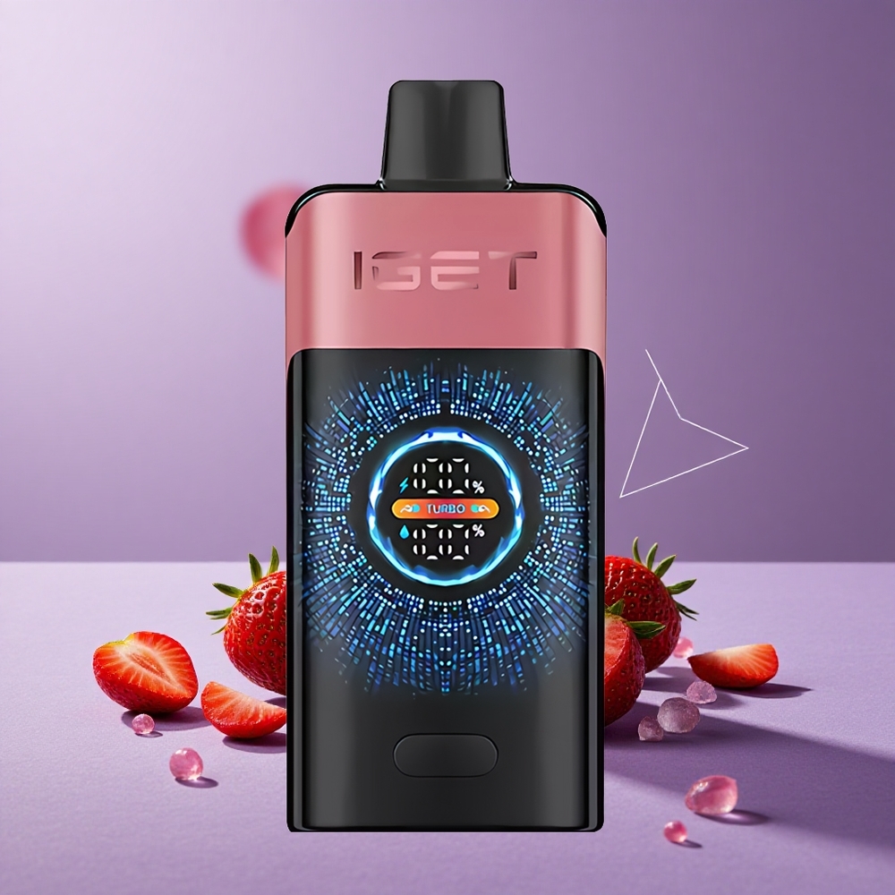 IGET ONE 12000 Puffs Vape Desechable Fresa Granada Hielo 2700 mAh 0.6 ohm