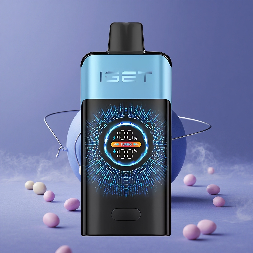 IGET ONE 12000 Puffs Vape Desechable Monstruo Azul con Pantalla Curva y Batería de 2700 mAh