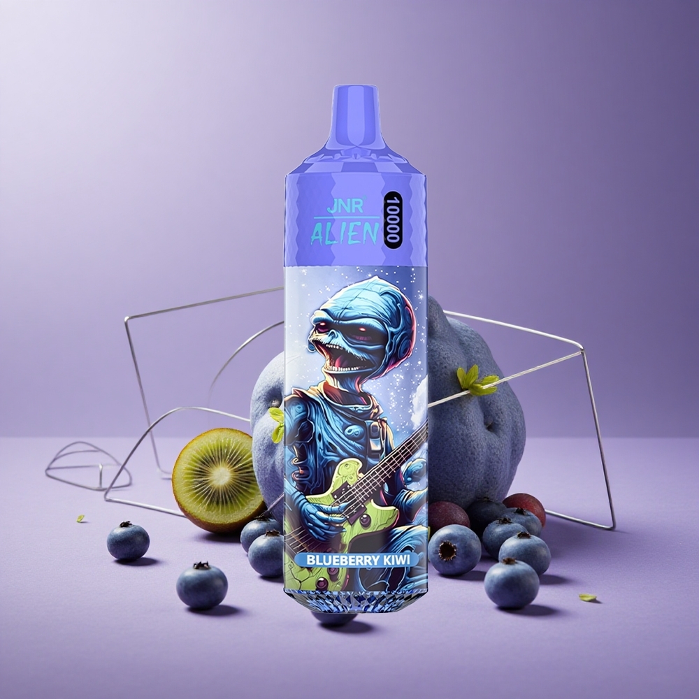 JNR Alien 10000 Puffs Arándano Kiwi Capacidad de Batería 850mAh Tipo-C Carga Rápida