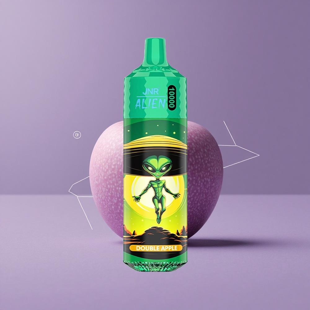 JNR Alien 10000 Puffs Doble Manzana Capacidad de Batería 850mAh Tipo-C Carga Rápida