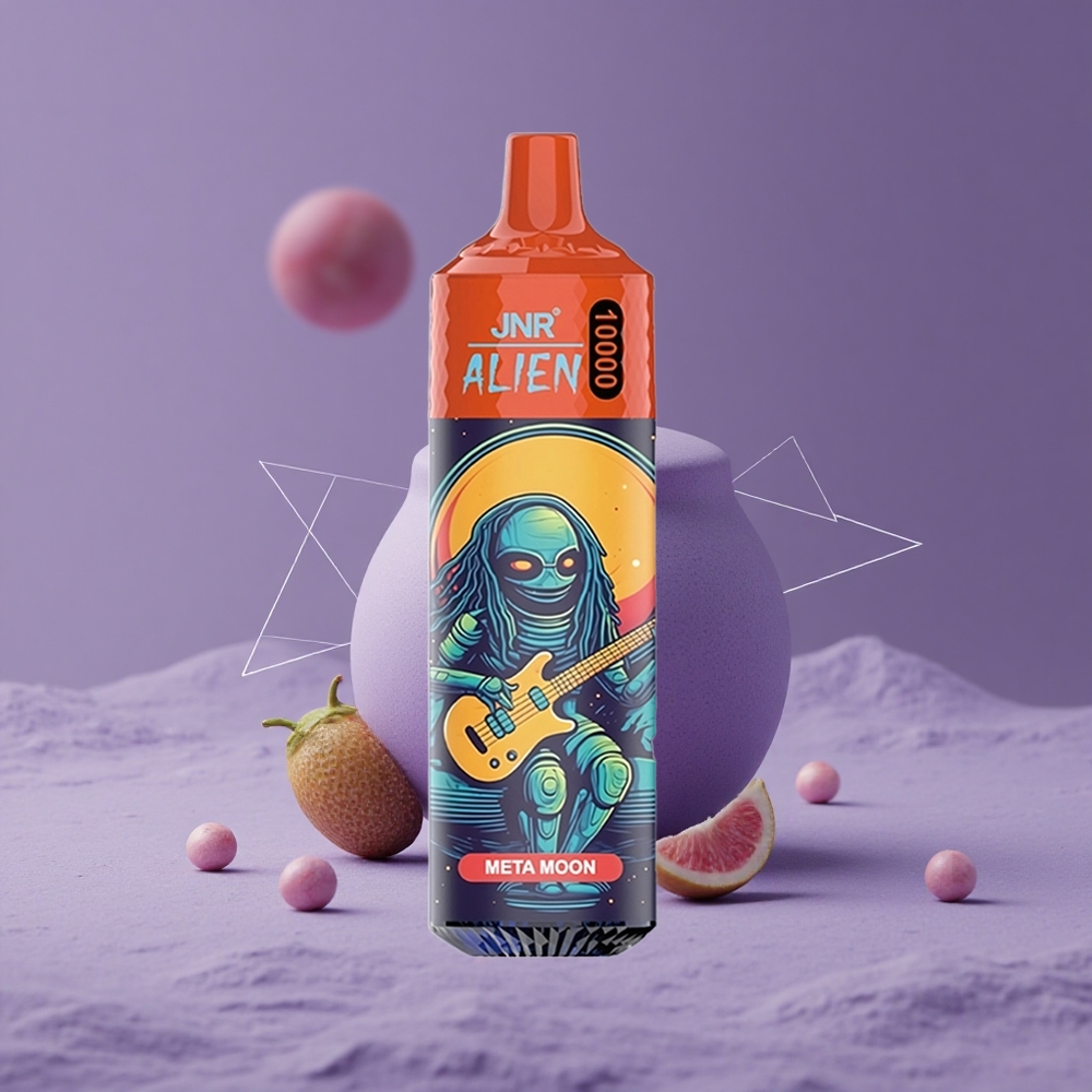 JNR Alien 10000 Puffs Meta Luna Capacidad de Batería 850mAh Tipo-C Carga Rápida