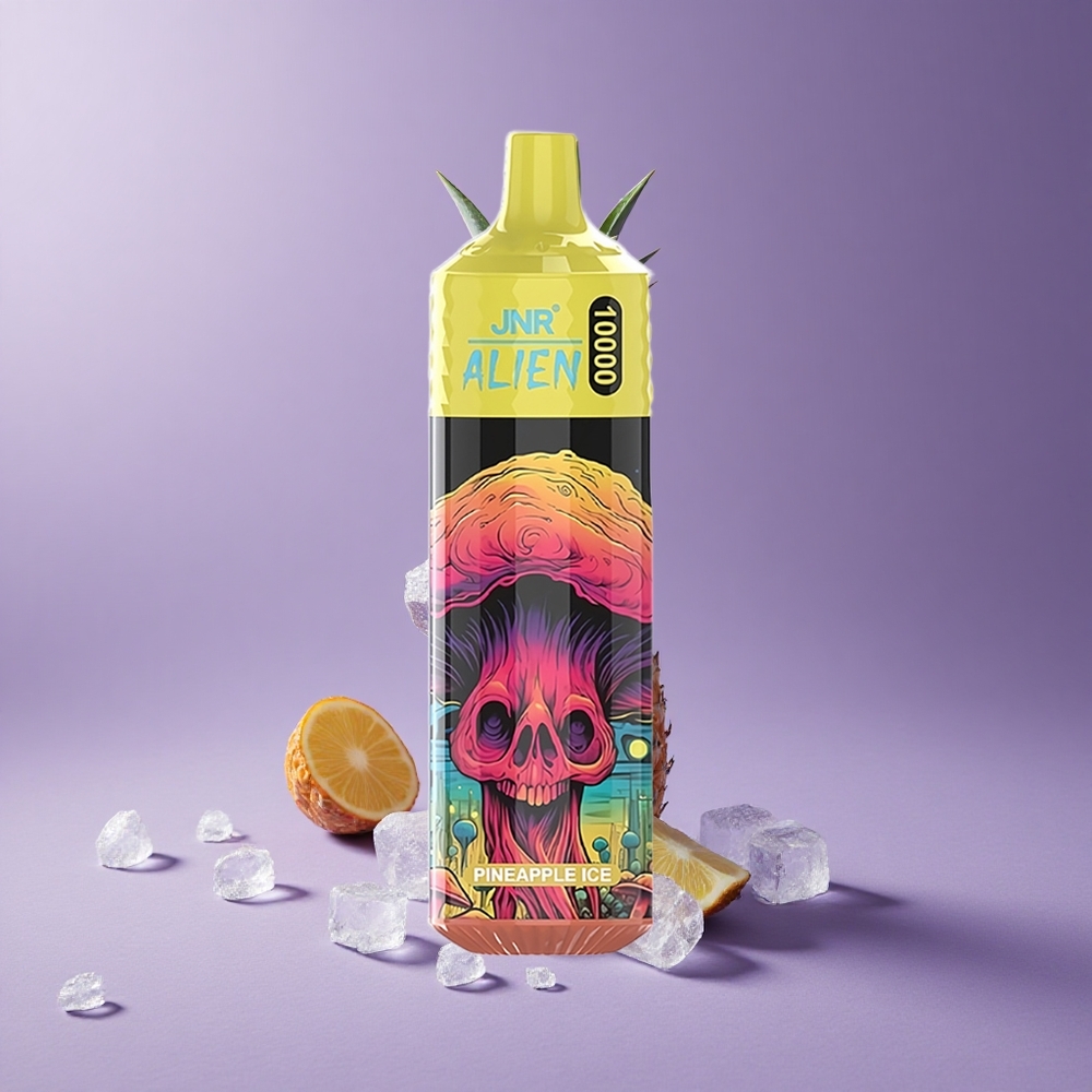 JNR Alien 10000 Puffs Piña Hielo con Batería 850mAh y Tipo-C Carga Rápida