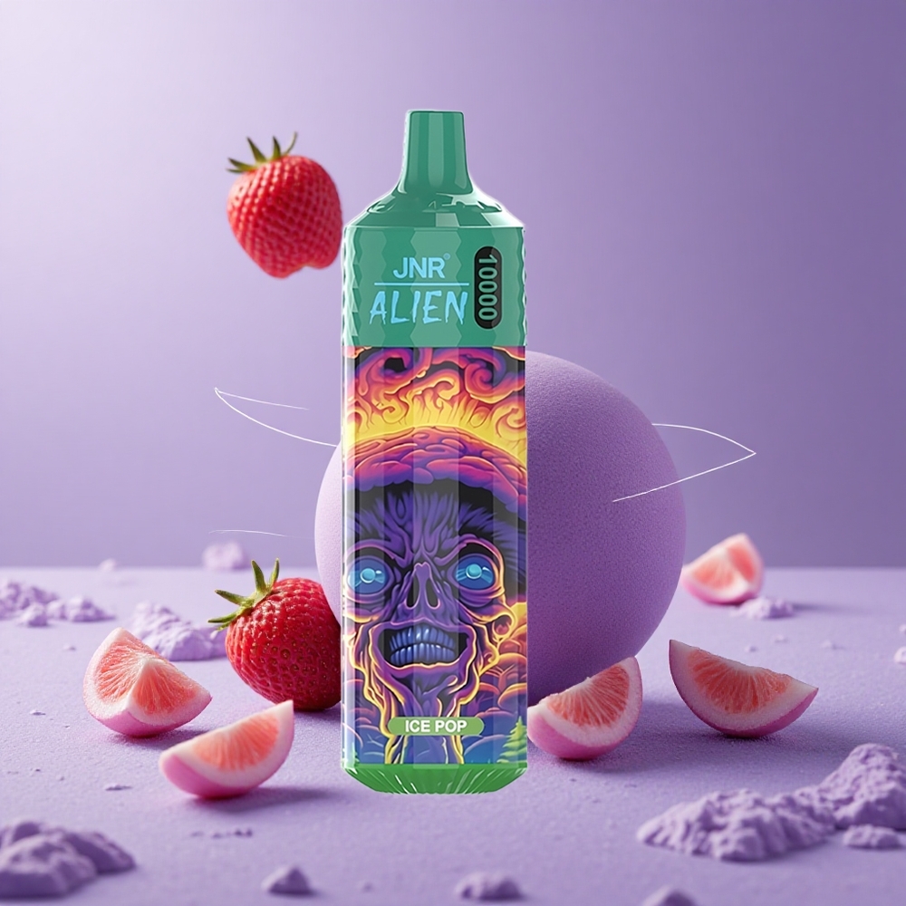 JNR Alien 10000 Puffs Pop Helado con Batería de 850mAh y LED RGB