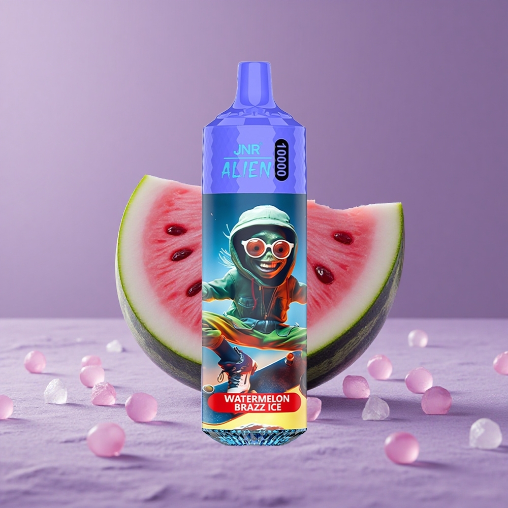 JNR Alien 10000 Puffs Sandía Brazz Hielo con Batería 850mAh y 20ml E-líquido