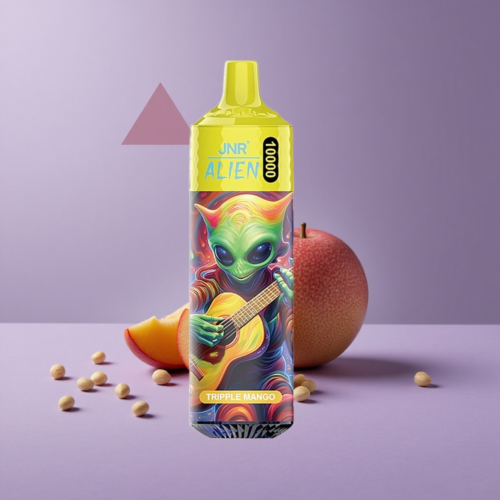 JNR Alien 10000 Puffs Tripple Mango Capacidad de Batería 850mAh Tipo-C Carga Rápida