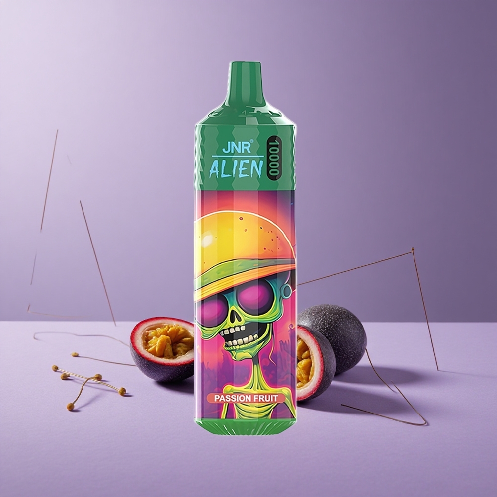 JNR Alien 10000 Puffs Vape Desechable Maracuyá con 850mAh y Carga Rápida Type-C