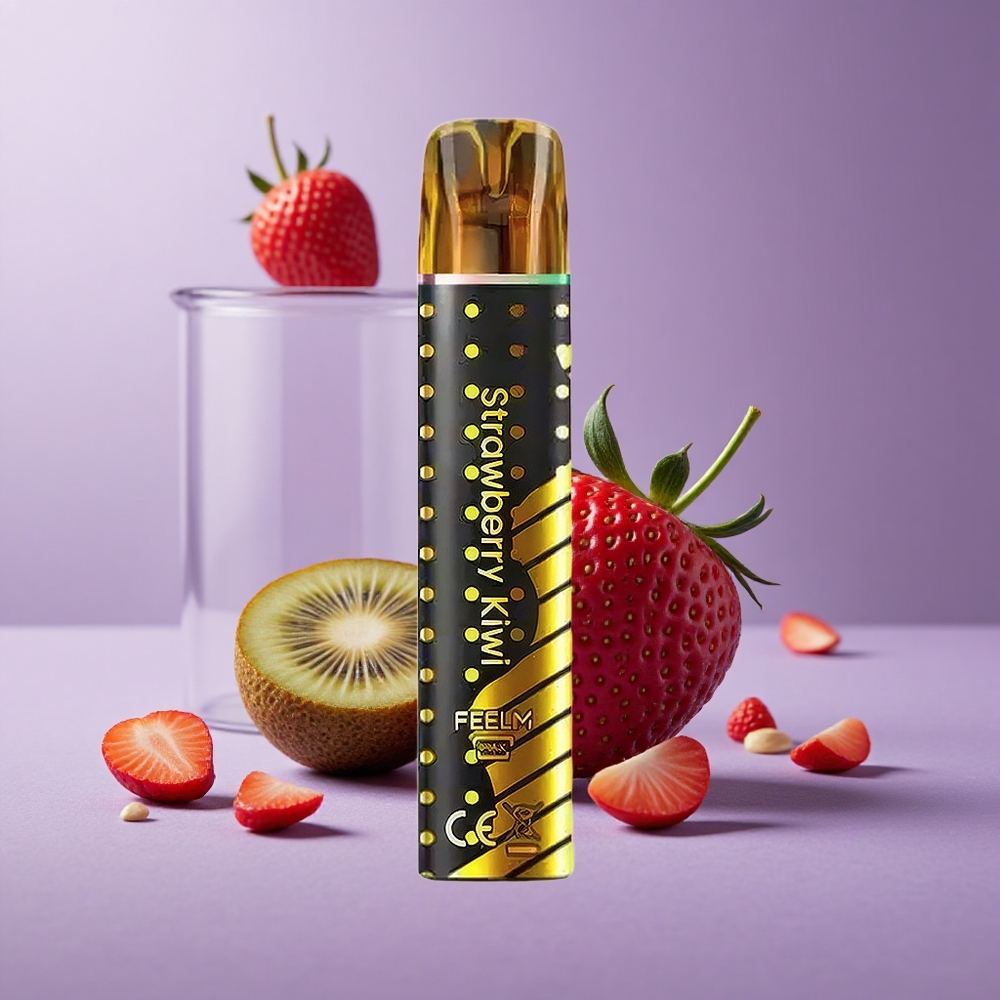 JNR Black&Golden 800 Puffs Desechable Fresa Kiwi 550mAh 2ml