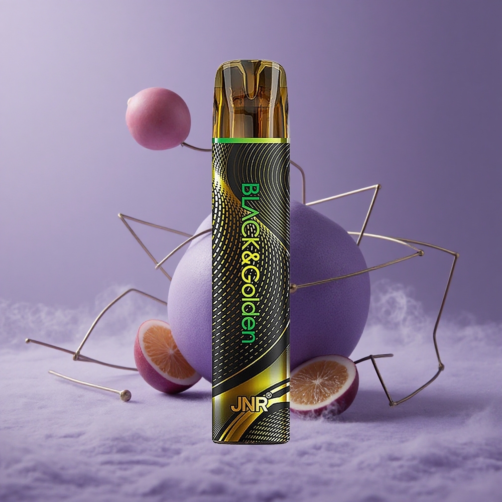 JNR Black&Golden 800 Puffs Desechable Monstruo de la Pasión Capacidad de Batería 550mAh Capacidad de E-Líquido 2ml