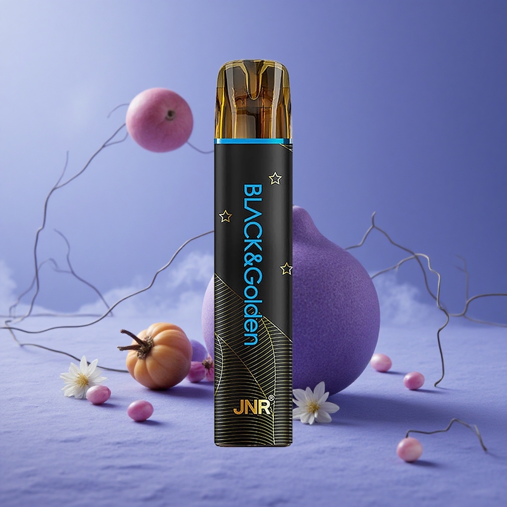 JNR Black&Golden 800 Puffs Desechable Vape Azul Mr Blue 550mAh Sin Carga