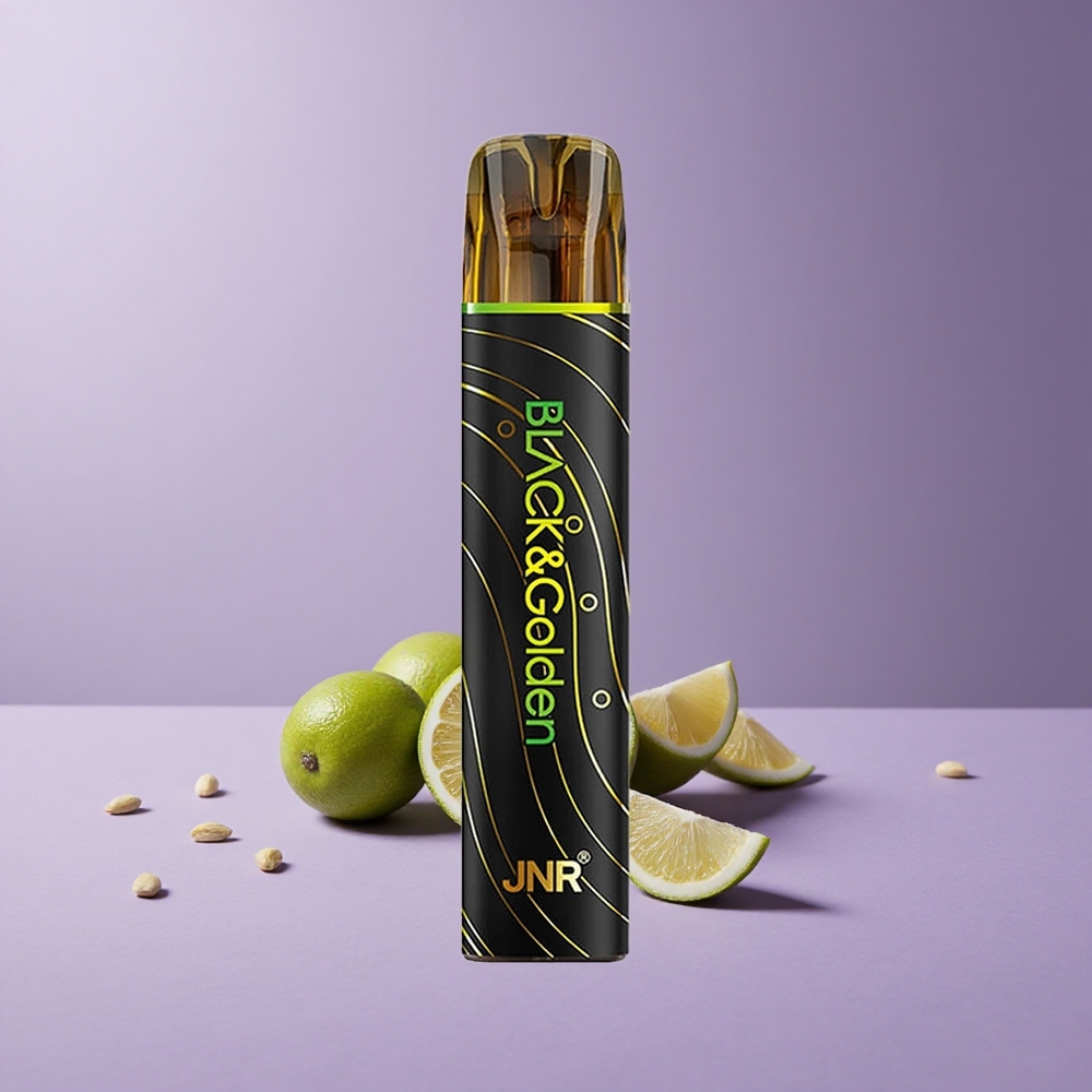 JNR Black&Golden 800 Puffs Desechable Vape Limón & Lima Certificación TPD