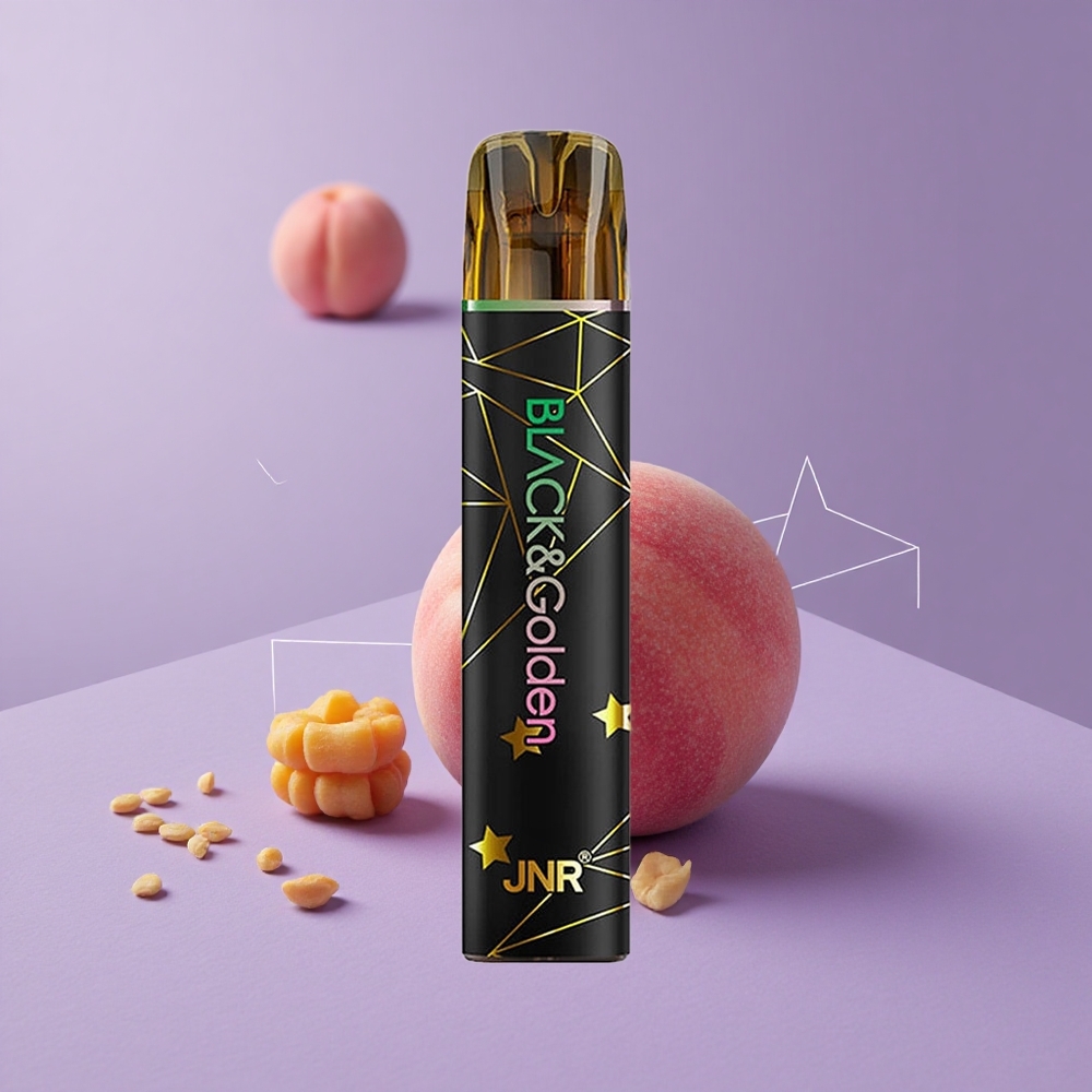 JNR Black&Golden 800 Puffs Melocotón Desechable 550mAh 2ml
