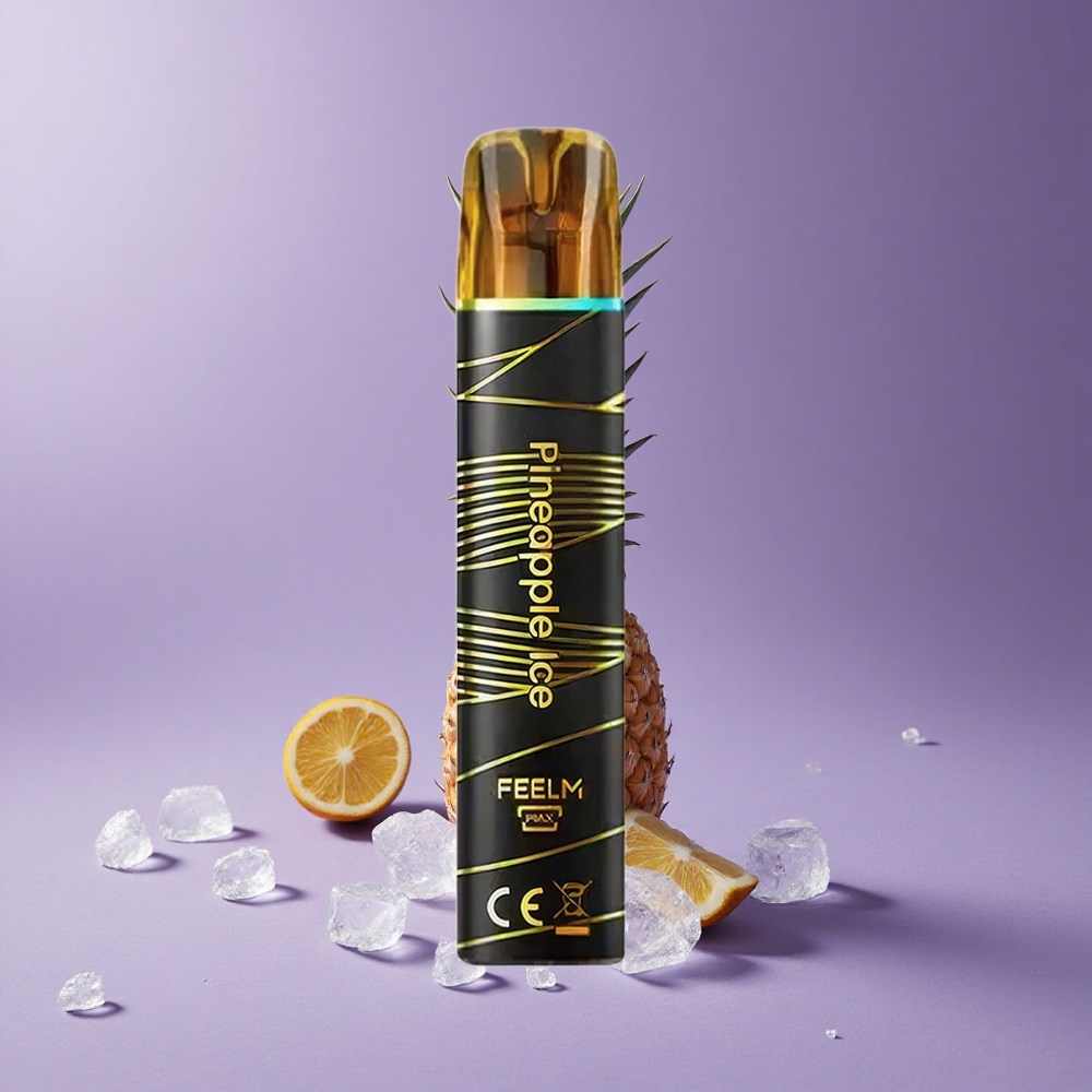 JNR Black&Golden 800 Puffs Piña Hielo Sin Carga Certificación TPD