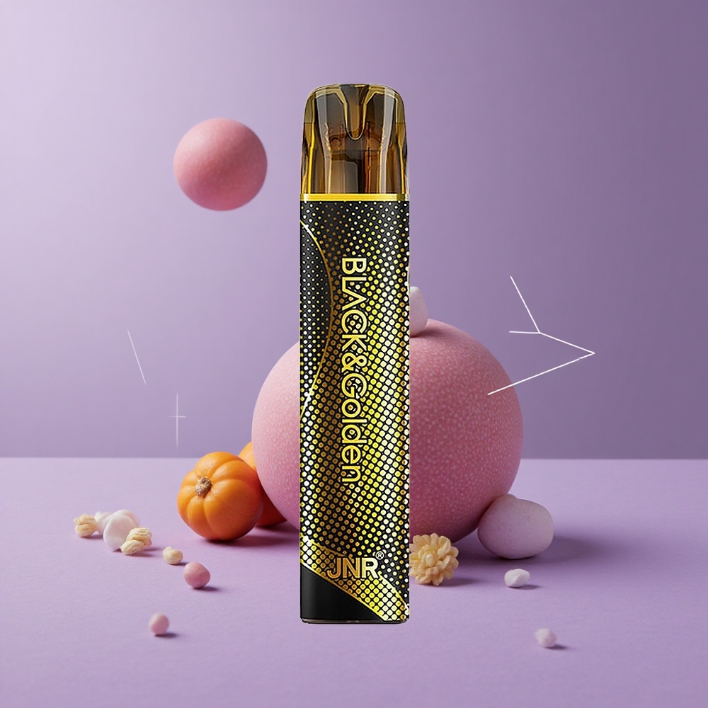 JNR Black&Golden 800 Puffs Triple Mango Sin Carga Certificación TPD