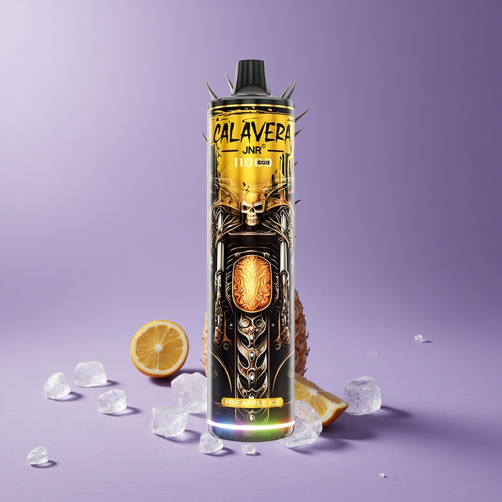 JNR Calavera 11000 Puffs Desechable Piña Hielo Puerto Tipo-C Batería 850mAh