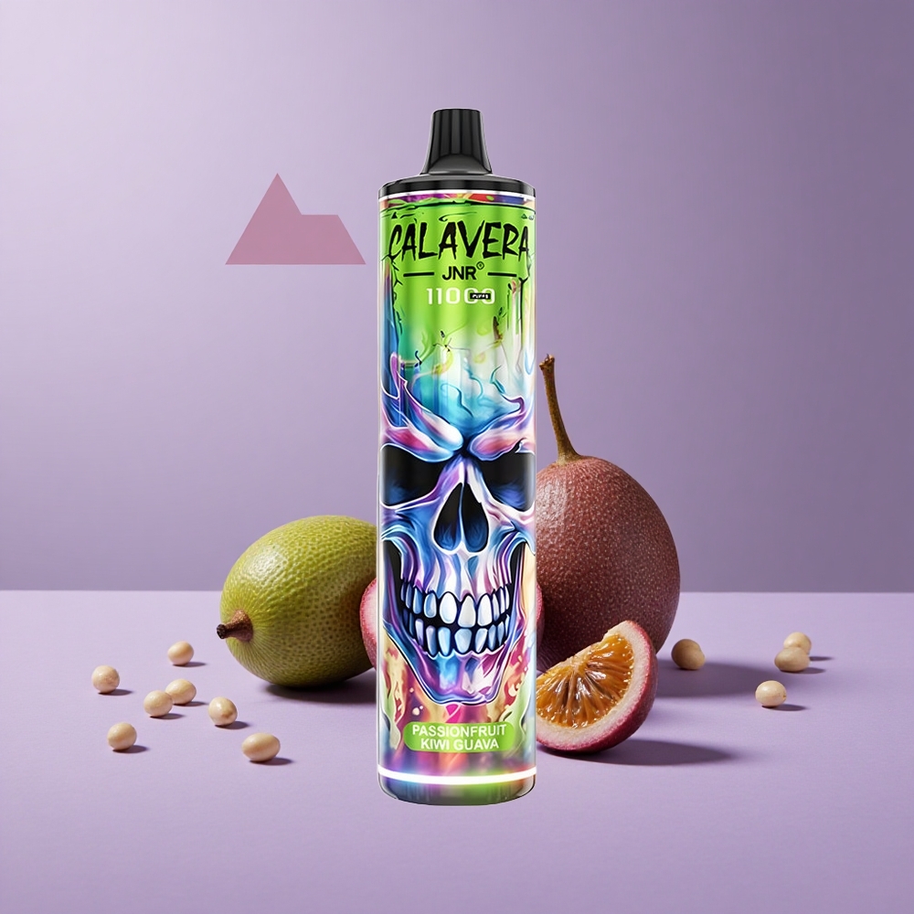 JNR Calavera 11000 Puffs Vape Desechable Maracuyá Kiwi Guayaba Tipo-C 850mAh