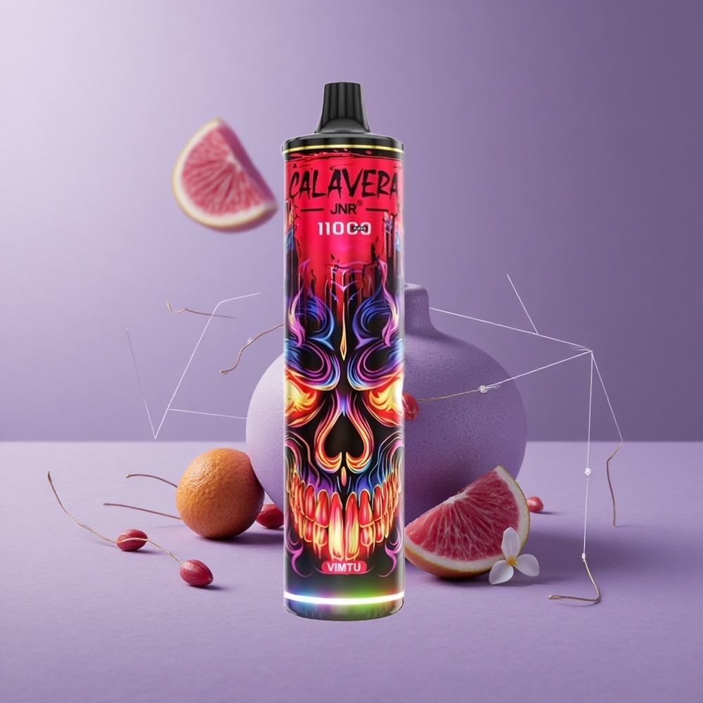 JNR Calavera 11000 Puffs Vape Desechable Puerto Tipo-C y Batería de 850 mAh Vimtu