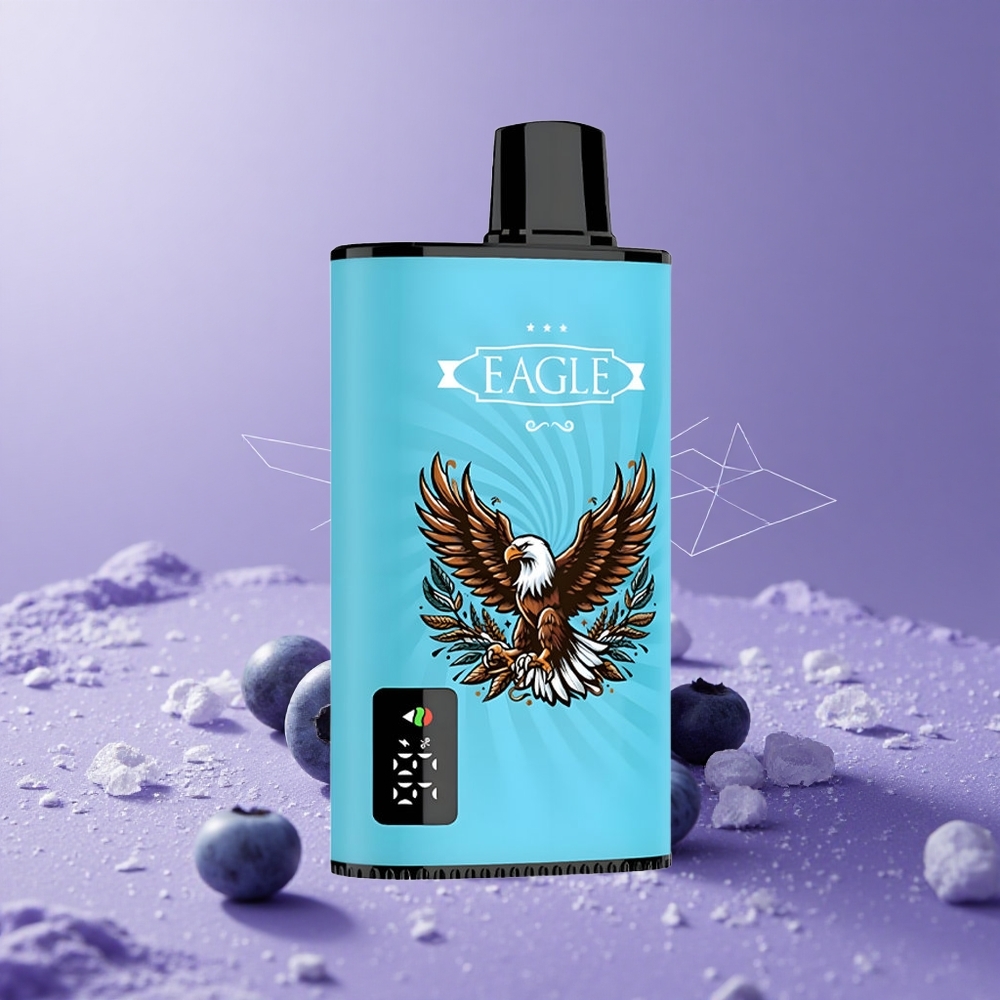 JNR EAGLE Smart 23000 Puffs Desechable Pantalla Digital y Bobina Mesh 1.0ohm Arándano Helado