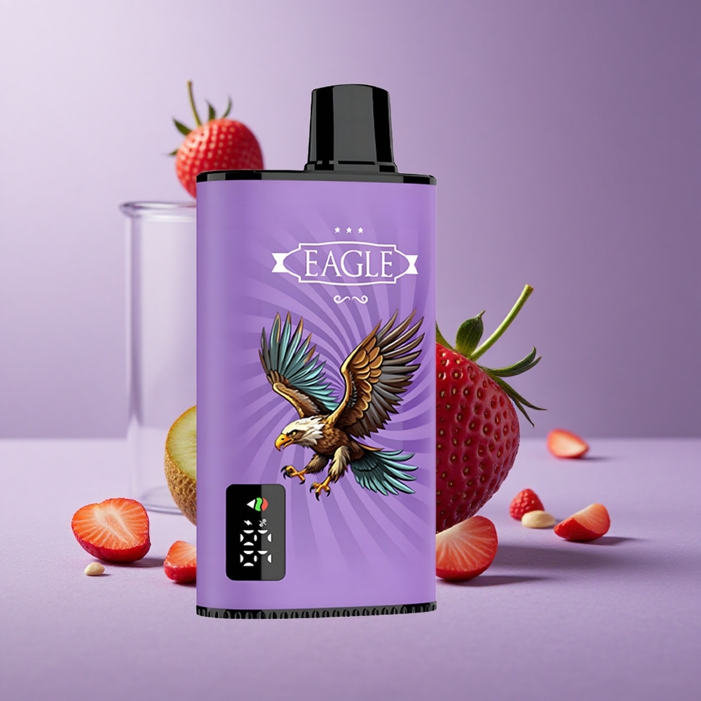 JNR EAGLE Smart 23000 Puffs Fresa Kiwi Pantalla Digital y Bobina Malla 1.0ohm