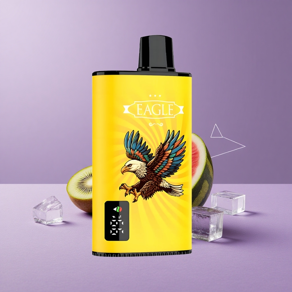 JNR EAGLE Smart 23000 Puffs Kiwi Sandía Helada Pantalla Digital y Bobina Mesh 1.0ohm