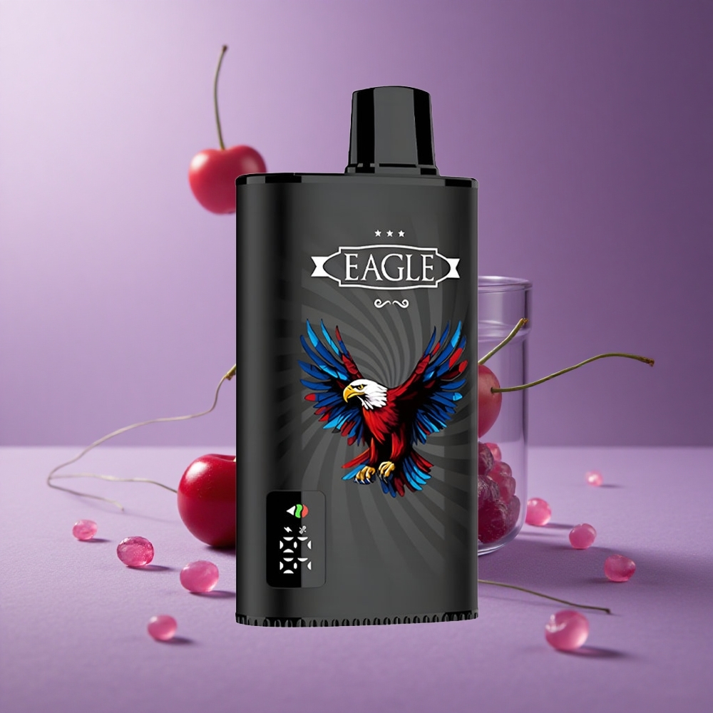 JNR EAGLE Smart 23000 Puffs Vape Desechable Cereza Cola con Pantalla Digital y Bobina Mesh 1.0ohm