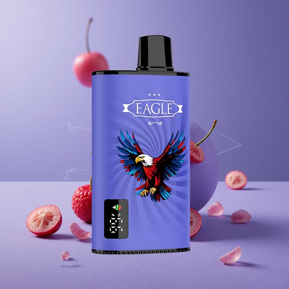 JNR EAGLE Smart 23000 Puffs Vape Desechable Frambuesa Azul Cereza con Pantalla Digital y Bobina Mesh 1.0ohm