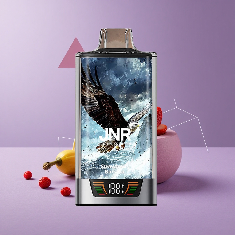 JNR Falcon Pro 28000 Desechable Fresa Plátano 30ml Capacidad Precargada 28000 Puffs