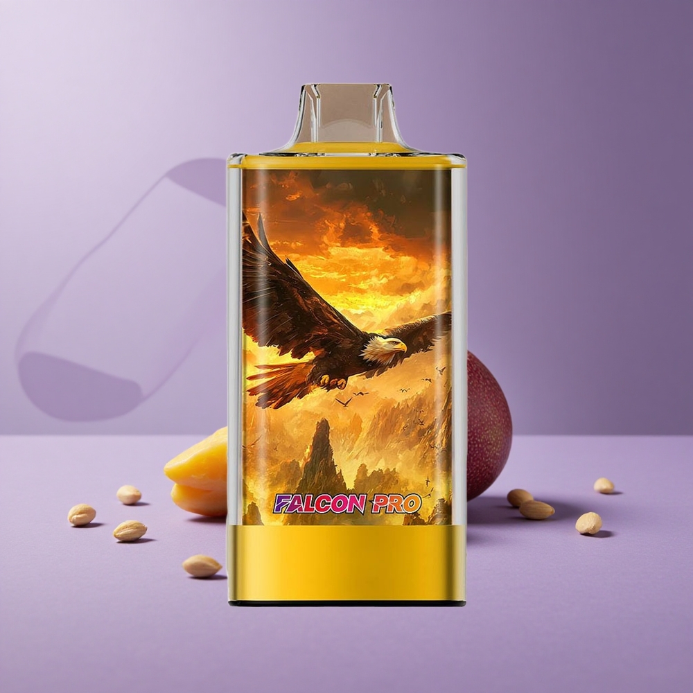 JNR Falcon Pro 28000 Desechable Mango Maracuyá Capacidad de 30ml Pantalla Inteligente