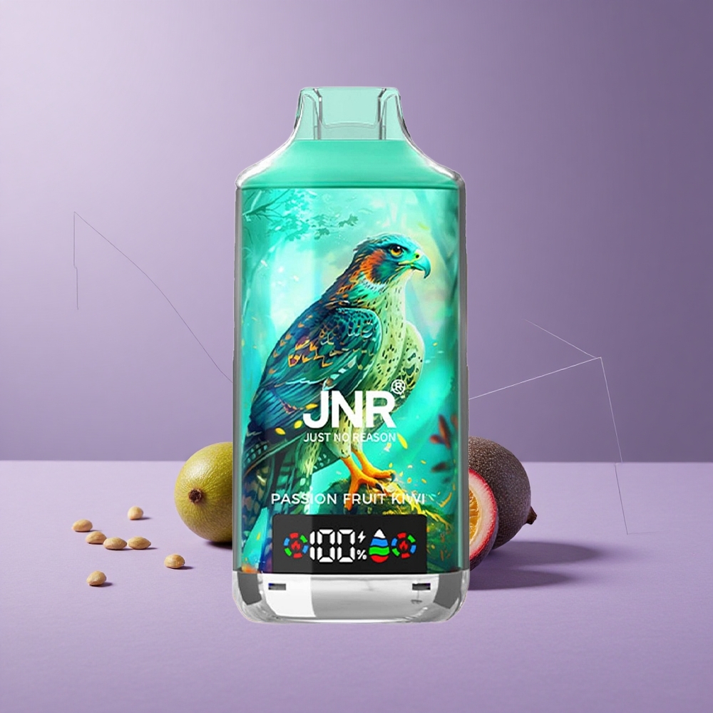 JNR Falcon X 18000 Puffs Maracuyá Kiwi Pantalla Digital Tipo-C Carga Rápida