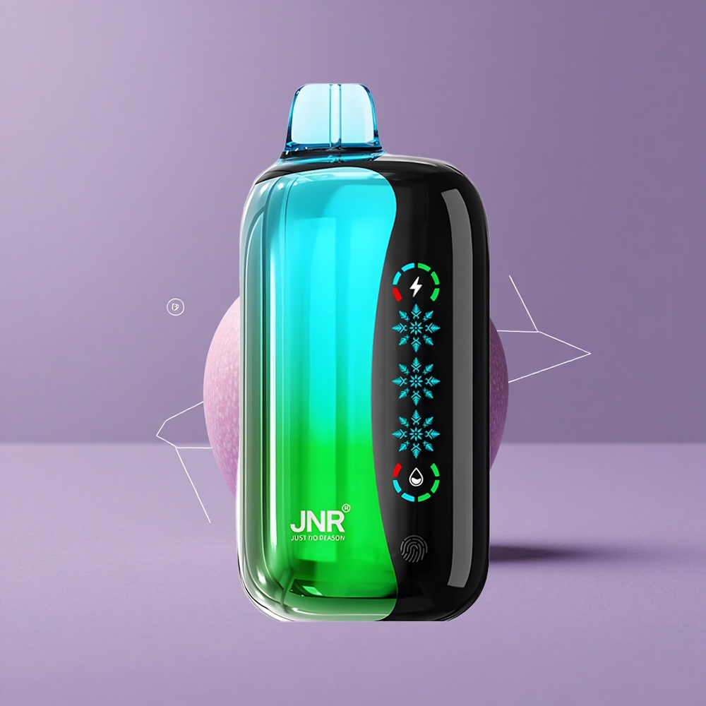 JNR Flex Ice 21000 Puffs Vape Desechable Manzana Doble con Pantalla Táctil y Ajuste de Hielo