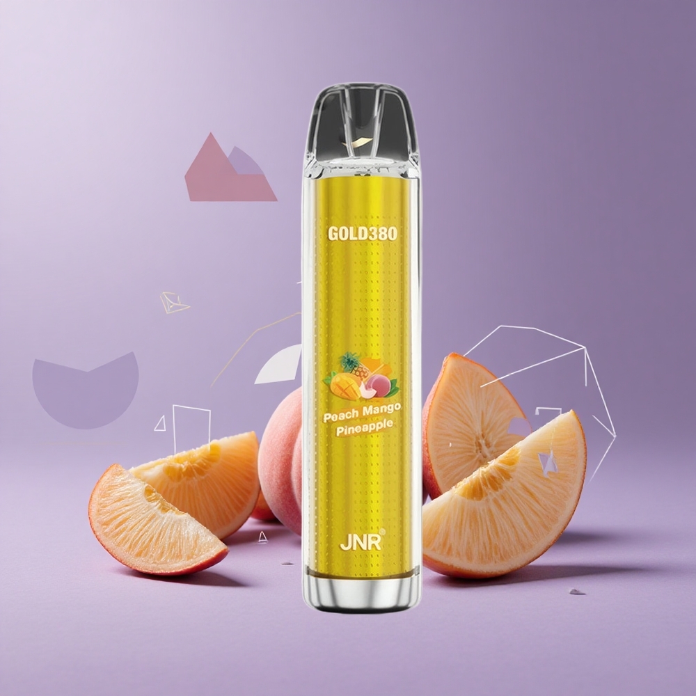 JNR Gold380 6000 Puffs Desechable Durazno Mango Piña 1500mAh 13ml