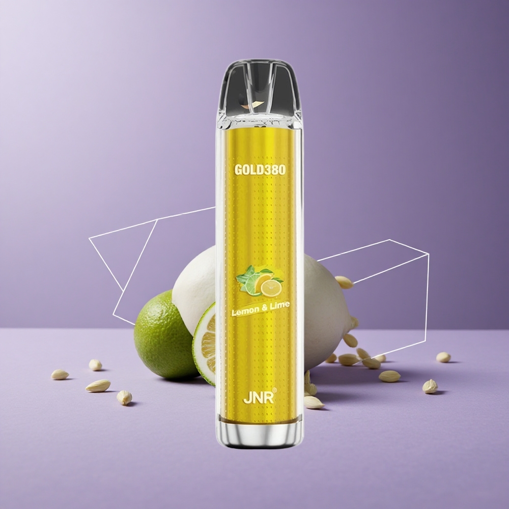 JNR Gold380 6000 Puffs Vape Desechable Lima Limón Capacidad de Batería 1500mAh