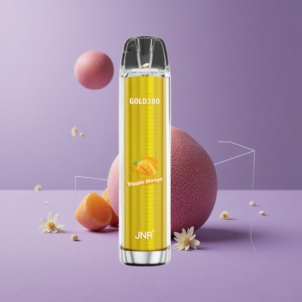 JNR Gold380 6000 Puffs Vape Desechable Triple Mango 13ml 1.0ohm