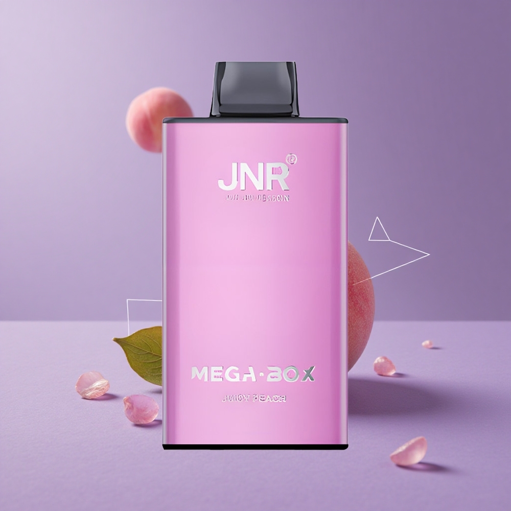 JNR Mega Box 25000 Puffs Melocotón Jugoso Vape Desechable 30ml Tipo-C