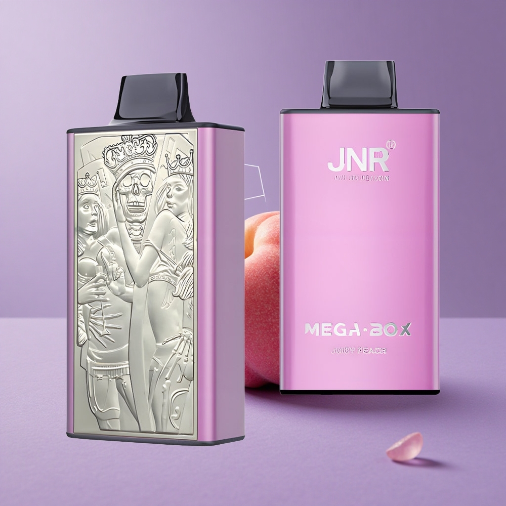 JNR Mega Box 25000 Puffs Melocotón Jugoso Vape Desechable 30ml Tipo-C