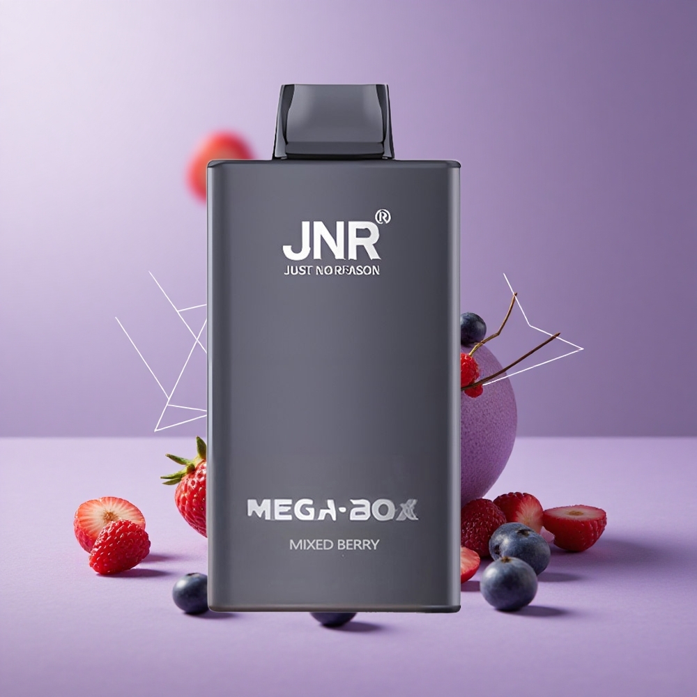 JNR Mega Box 25000 Puffs Vape Desechable Baya Mixta Capacidad 30ml Batería 850mAh
