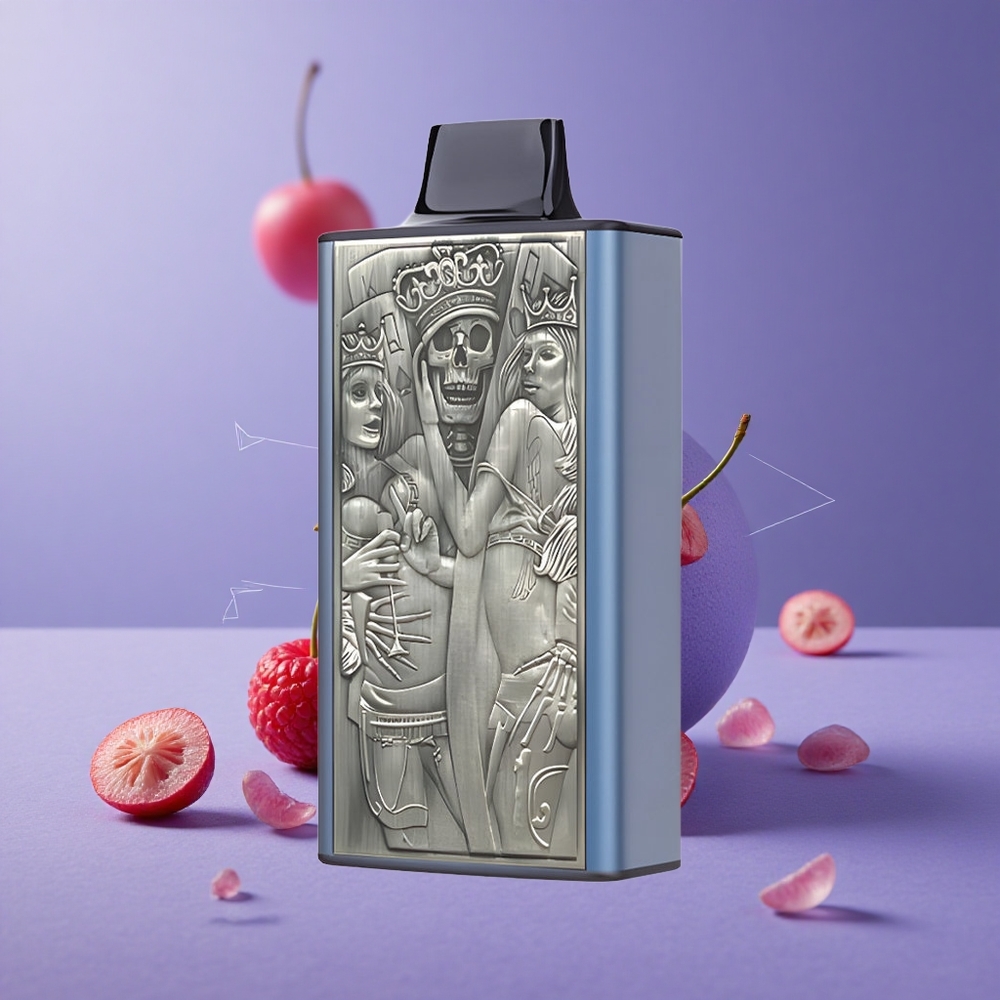 JNR Mega Box 25000 Puffs Vape Desechable Cereza Frambuesa Azul Dual Mesh Coil Tipo-C