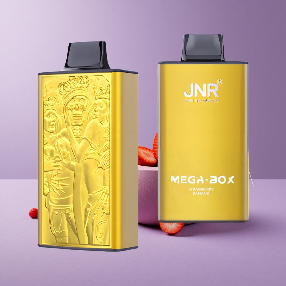 JNR Mega Box 25000 Puffs Vape Desechable Fresa Plátano Tipo-C Carga Rápida