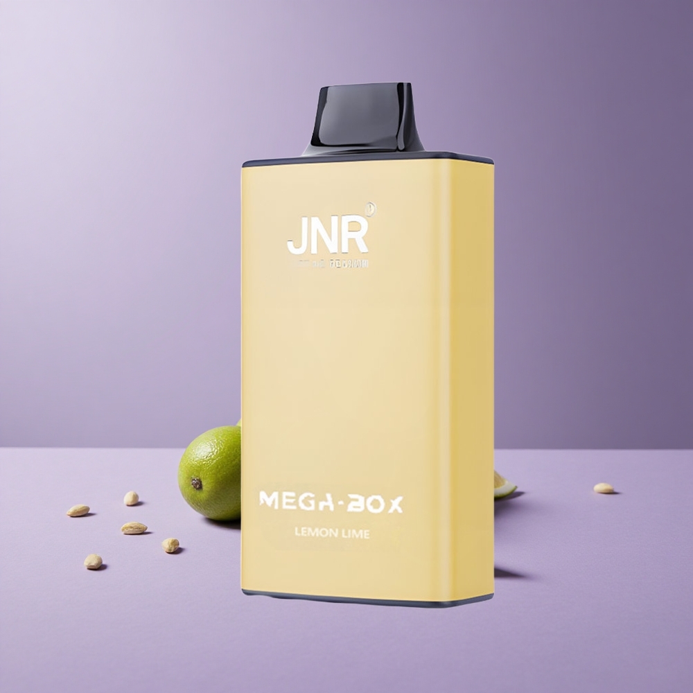 JNR Mega Box 25000 Puffs Vape Desechable Limón & Lima Dual Mesh Coil Tipo-C