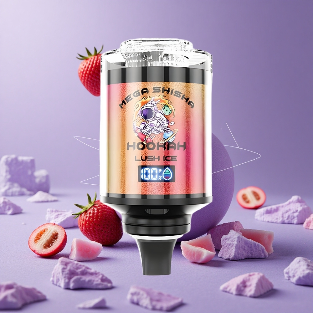 JNR Mega Shisha Hookah 100K Helado Lush Compatibilidad de Escritorio Pantalla Inteligente Interactiva