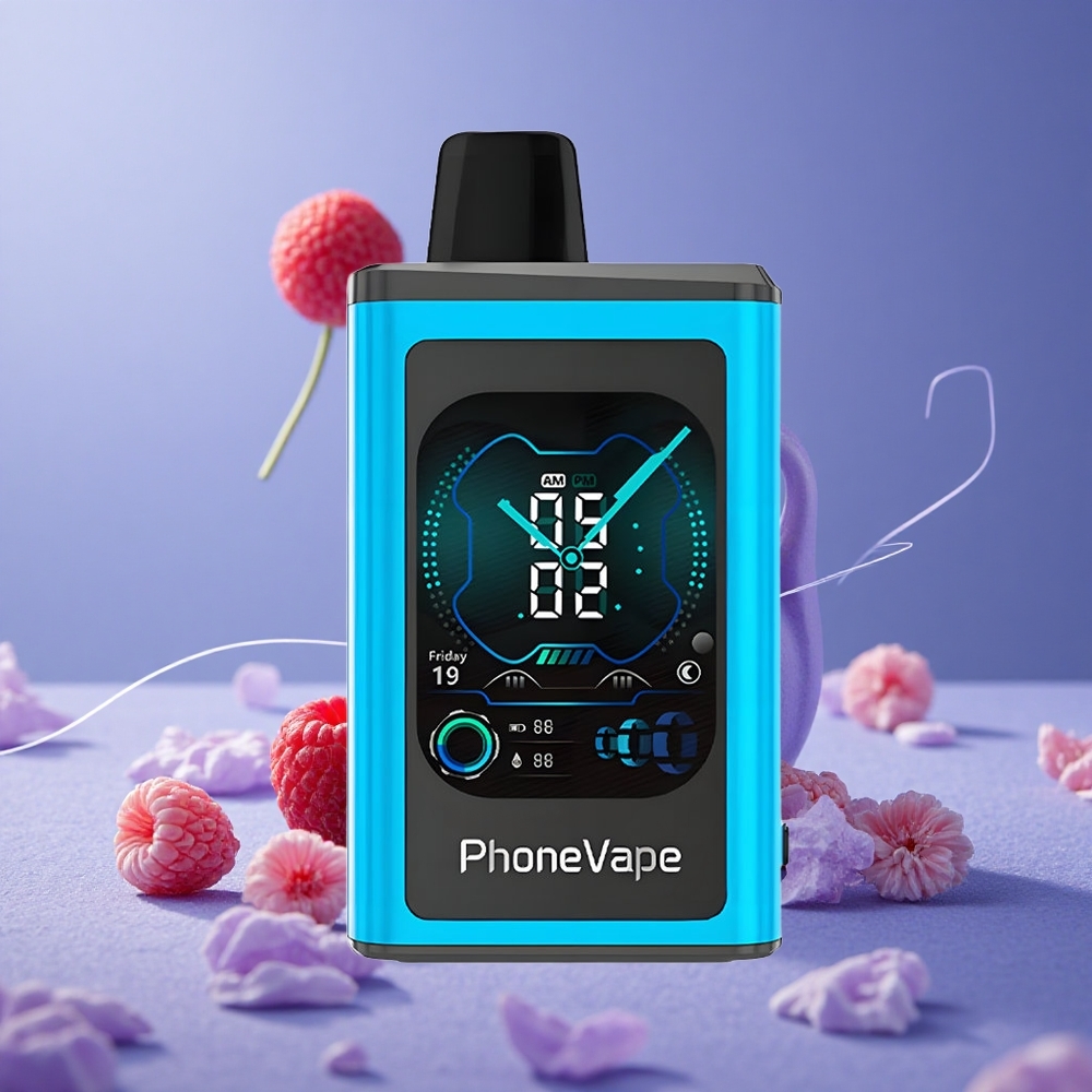 JNR PhoneVape 30000 Puffs Batería Recargable Blue Razz Ice